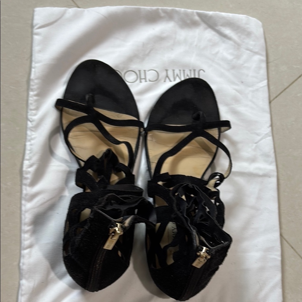 Jimmy Choo Black Women's Sandals